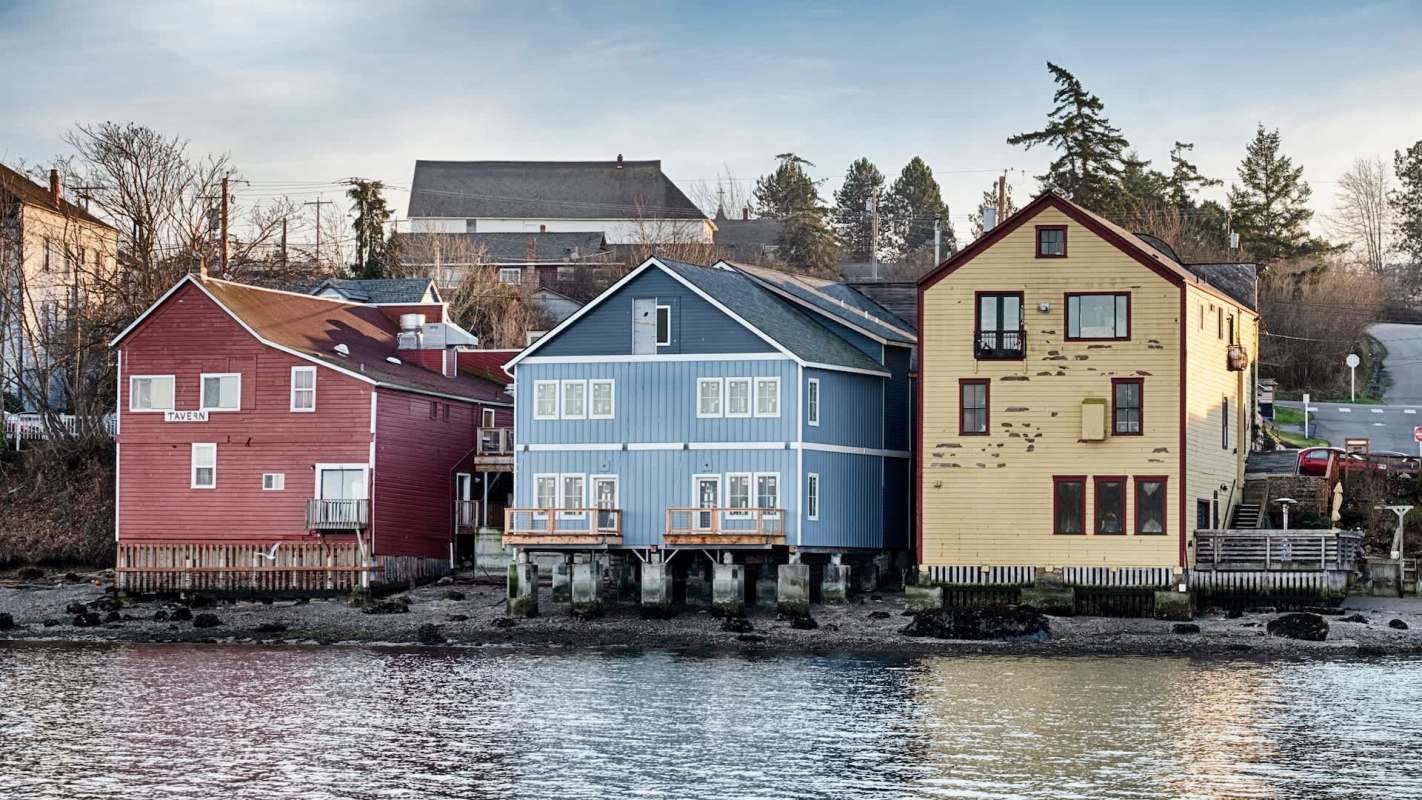 Several historical spaces in Coupeville, Washington, are projected to fall victim to the sea in coming years.