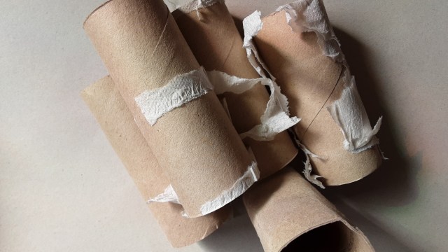 This TikTok hack shows how to make dog toys out of repurposed toilet paper rolls and other household items.