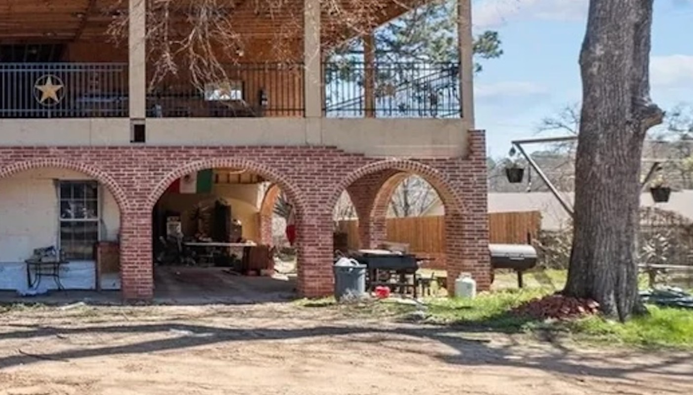 A Redditor shared photos of an unfinished McMansion that created an eyesore in a Texas neighborhood.