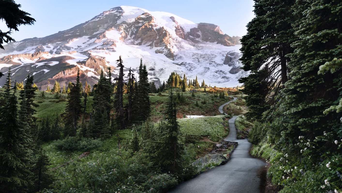 Mount Rainier, one of the most iconic peaks in the United States, is slowly losing its elevation.