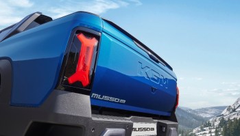 The Musso EV is the first electric pick-up truck made by the Korean manufacturer, KGM.