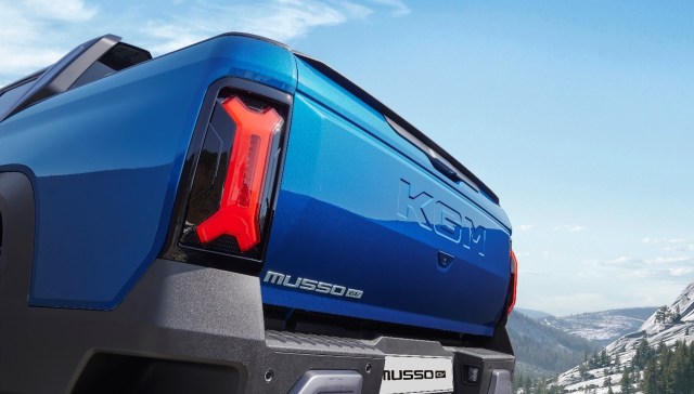 The Musso EV is the first electric pick-up truck made by the Korean manufacturer, KGM.