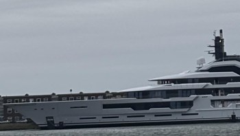 One Redditor shared a photo of an enormous yacht moored in a shipyard in the Netherlands, and they're outraged.