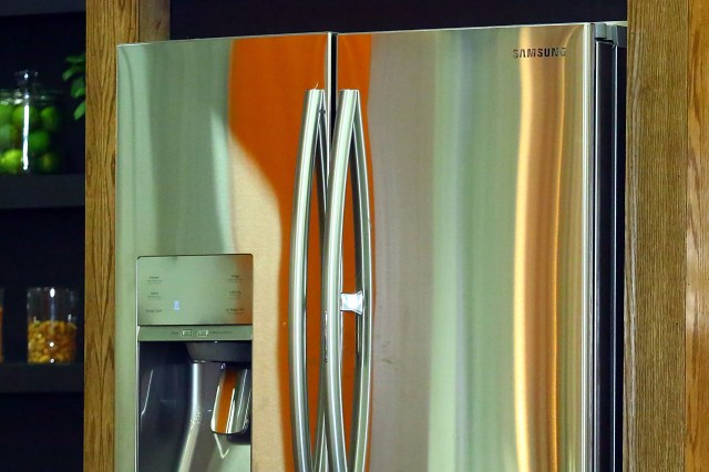 The owner of a Samsung fridge was left doing a double-take when it turned out their new kitchen appliance came with advertising.