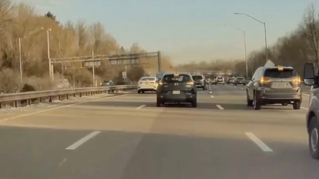 A viral dashcam video shows how quickly a stressful commute can turn into a dangerous display of road rage.