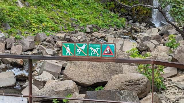 A Redditor visiting a waterfall in Iceland came across some tourists behaving badly.