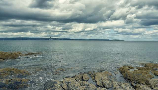 Residents of North Down are unhappy with the decision to build three luxury homes, which has resulted in the destruction of many trees along a path at Swinley Bay.
