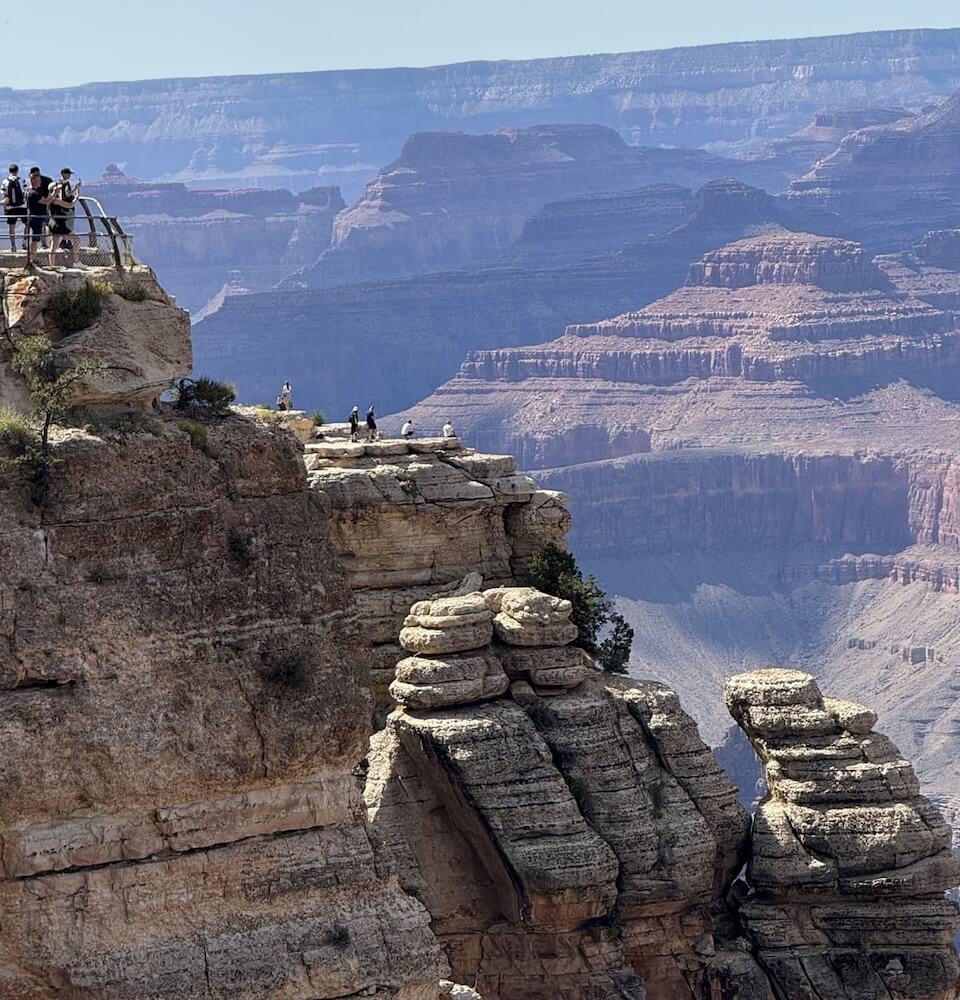 Tourists ignoring safety features at the Grand Canyon have stunned Reddit users.