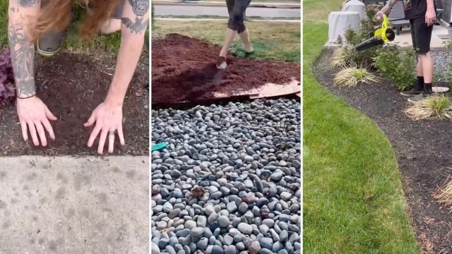 One gardener showed TikTok how easy it could be to upgrade one's lawn with just cardboard and mulch.