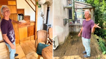 This TikTok video of a tiny house made from clay shows how beautiful and comfortable alternative living can be.