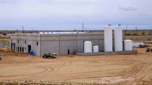 Data center in desert area.