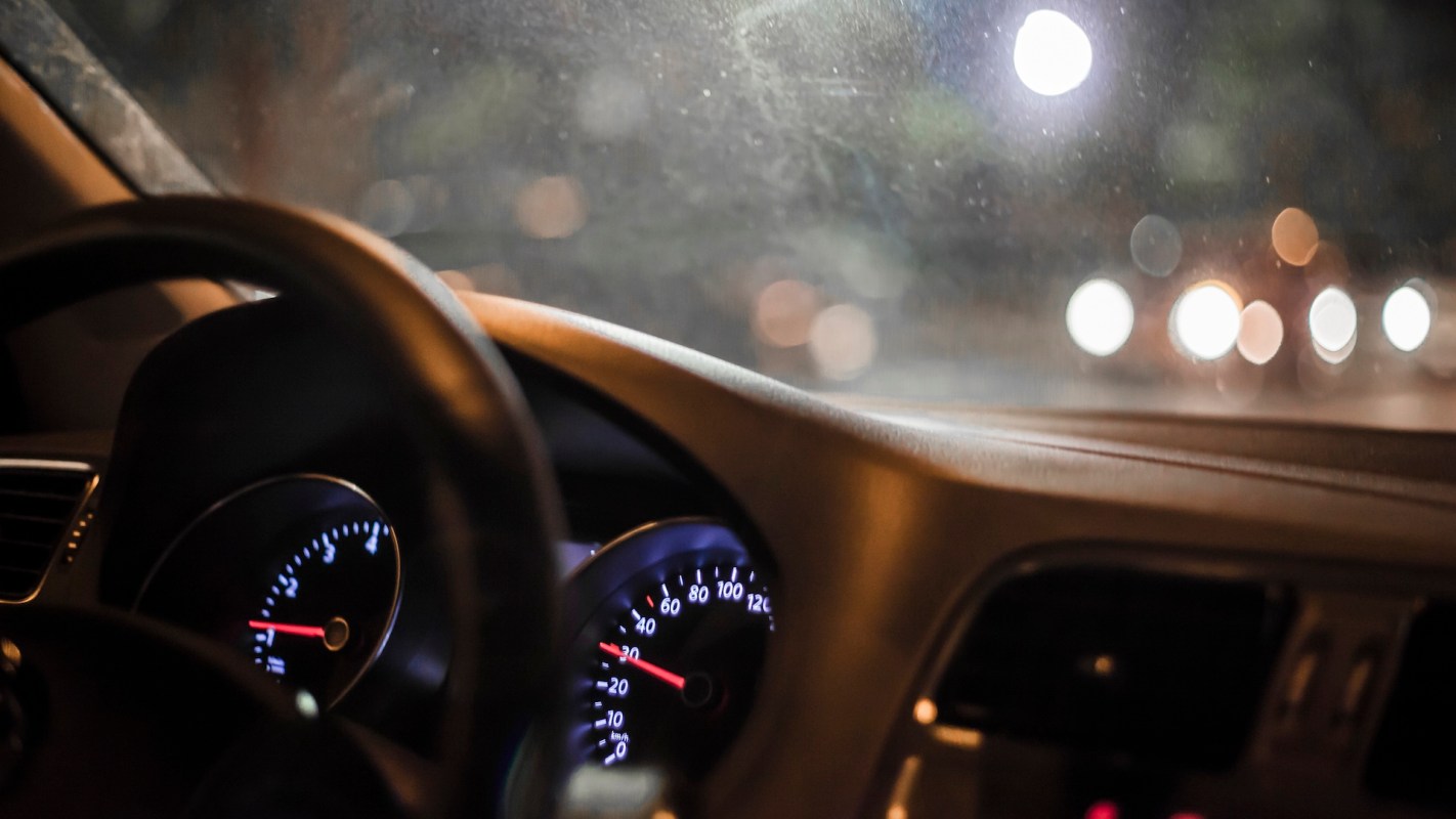 One Redditor shared a handful of pictures that revealed the downside of driving in front of a lifted truck.