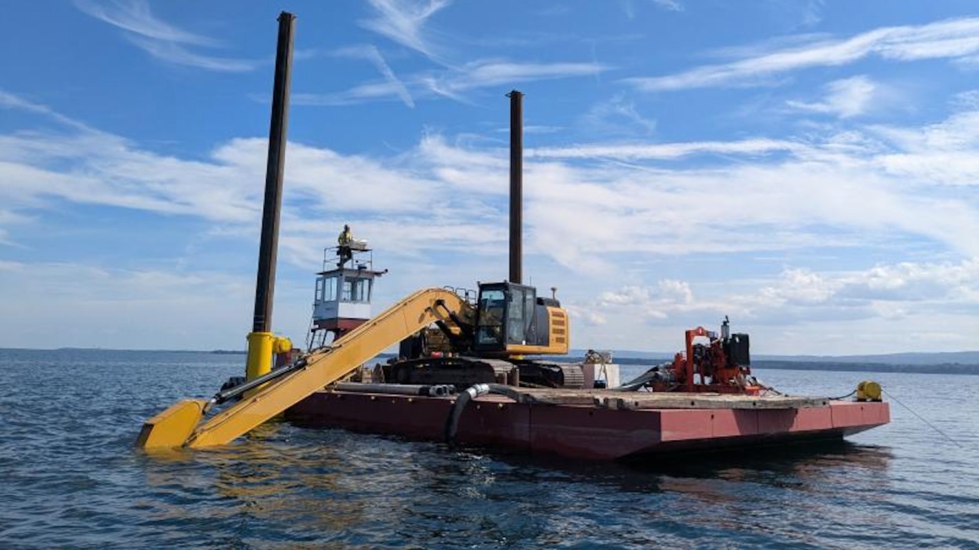 The New York State Department of Environmental Conservation just completed a successful habitat reclamation project for lake trout in Lake Erie.