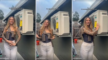 This Bay Area realtor was pumped up about her new heat pump, making a video to explain why she chose this energy-efficient technology.