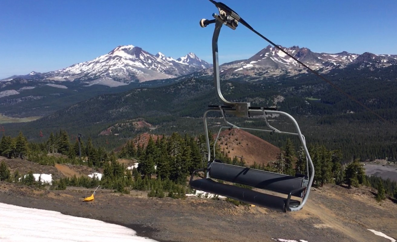 Mount Bachelor's ski area in Central Oregon remained closed well past its traditional post-Thanksgiving opening as unusually warm conditions kept snow from accumulating.