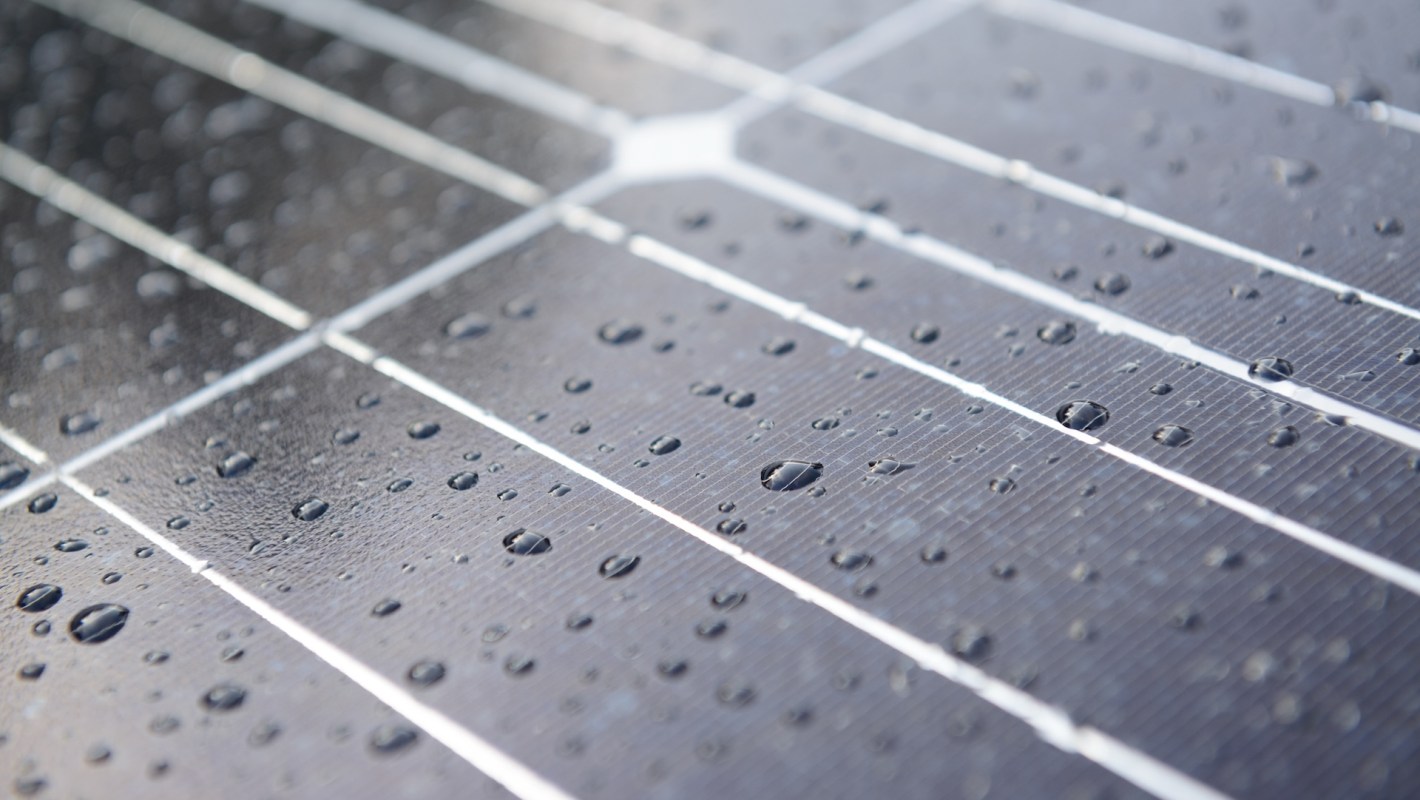 MIT researchers developed a lightweight polymer coating for solar panels, known as 2DPA-1, to limit the corrosive damage that gas particles can inflict.