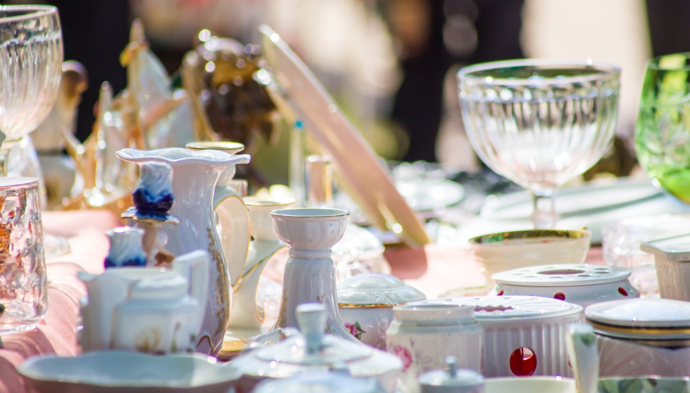 One lucky thrifter unwittingly acquired five Tiffany and Co. old-fashioned crystal glasses for just 89 cents each.