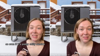 Wildgrid's (@wildgrid_xyz) explanation in a 2023 TikTok demonstrated how heat pumps produce heat even in frigid temperatures.