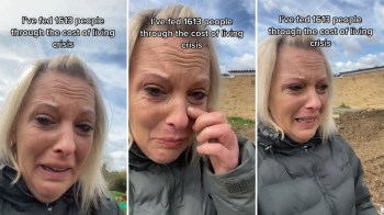 A viral TikTok video showed the aftermath of a senseless act of vandalism toward a community garden in England.