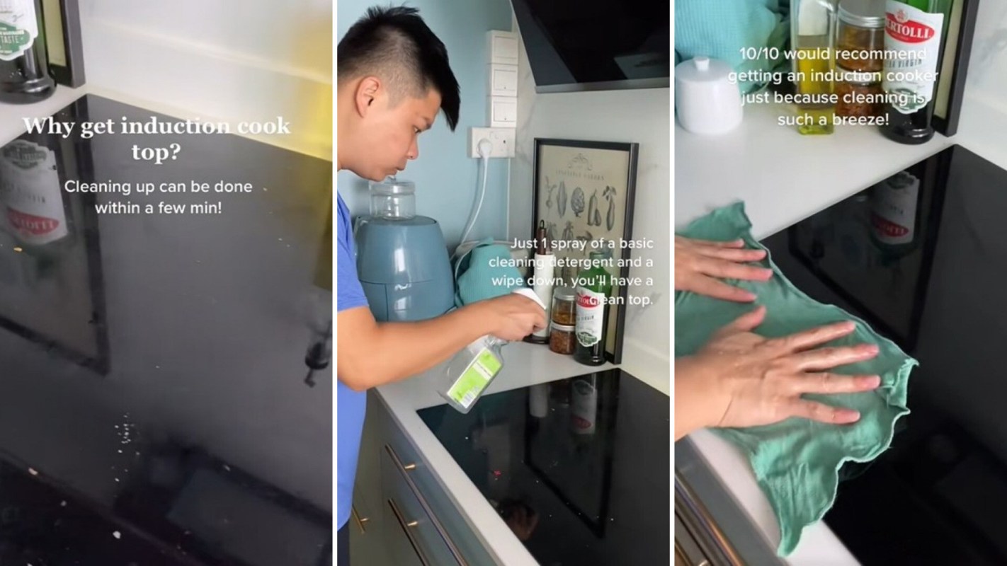 One TikTok user sparked a debate about the best way to clean an induction stovetop.