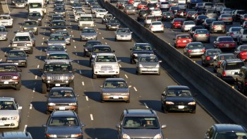 One pedestrian came across a modified, lifted pickup truck so massively elevated that the vehicle's hood towered above their head.