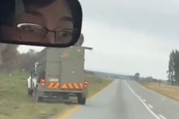 A lion's escape on a South African highway was a stressful situation for all involved — but no one was hurt.