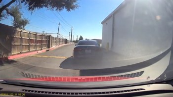 One Reddit user's shared a dashcam video that captured a litterbug throwing a bottle of liquid out of their car window.