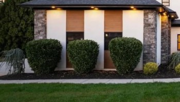 An unsightly McMansion has stirred debate online, mostly because of its unique roof design.