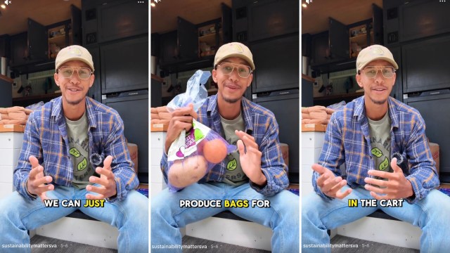 Plastic is everywhere — from grocery bags to pill bottles. But this TikTok user shared a tip for avoiding plastic produce bags.
