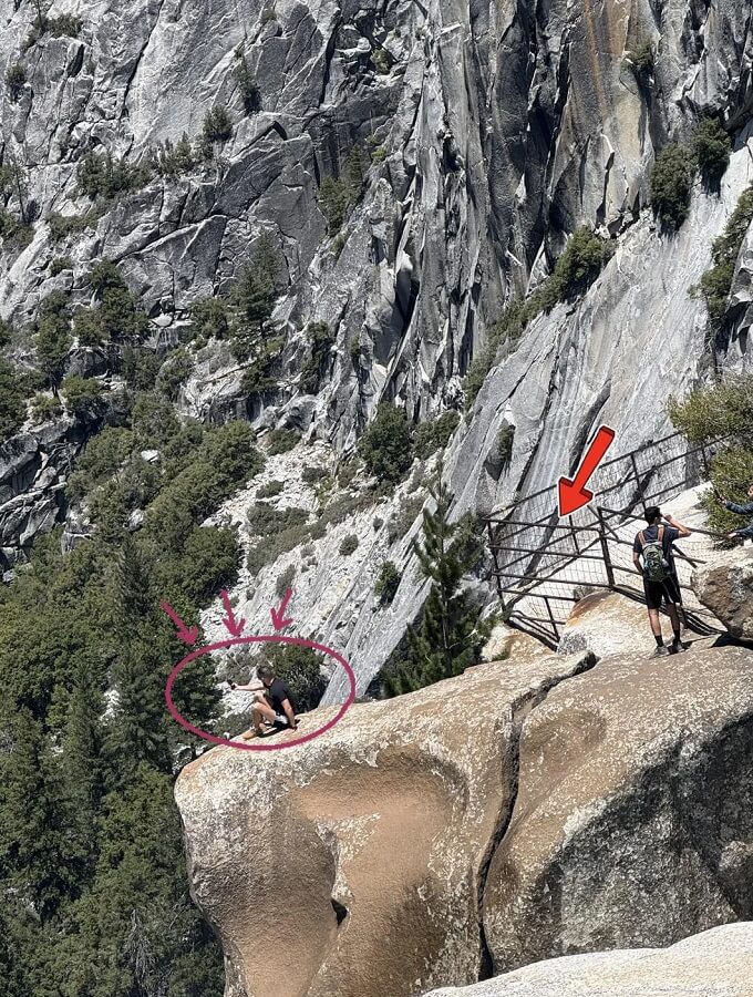 One Reddit user's shared a frustrating experience with tourists not respecting the safety barriers at Yosemite National Park.
