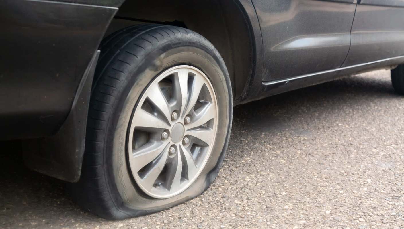 Tire damage from improperly discarded vape pen litter is surprisingly common.