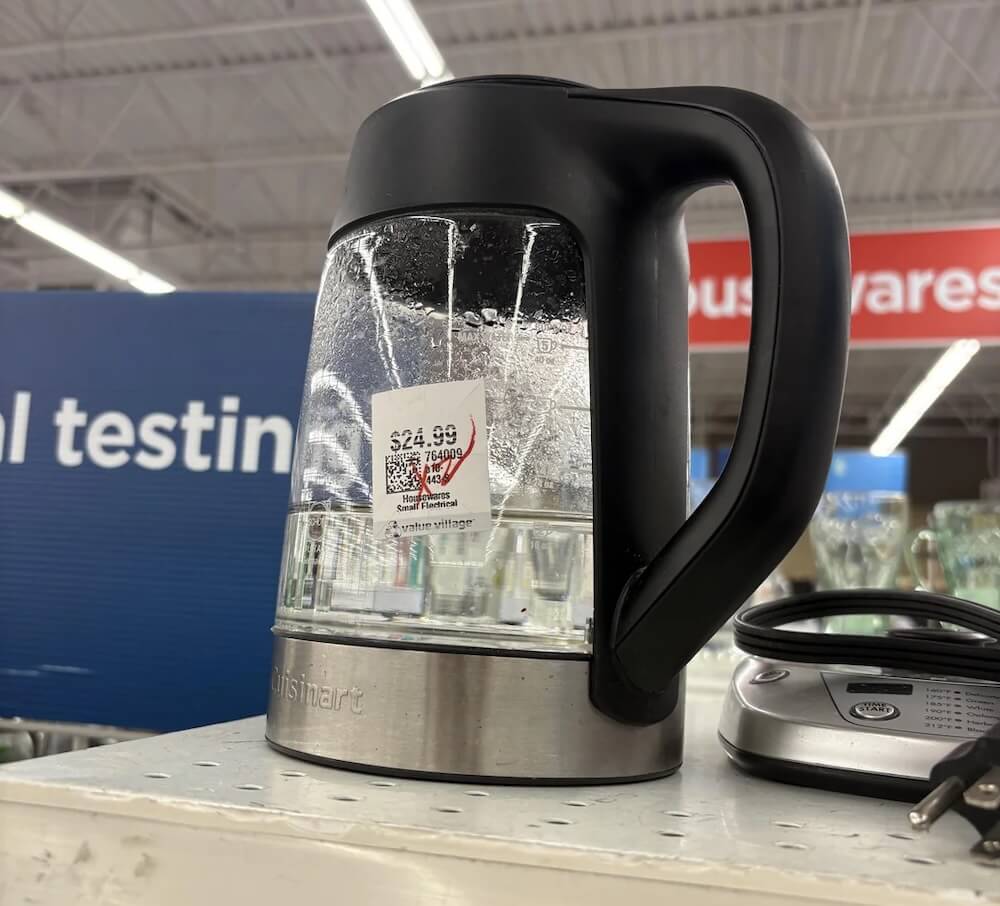 One Redditor shared the traumatizing experience of finding a Cuisinart kettle full of old water at a local thrift store.