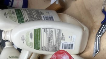 One Redditor shared their method, called clam-shelling, to salvage as much lotion as possible from "empty" bottles.
