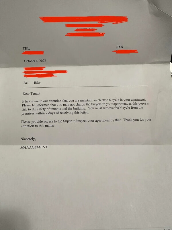 Fires caused by e-bikes have escalated in the last few years, prompting apartment management companies to impose charging bans.