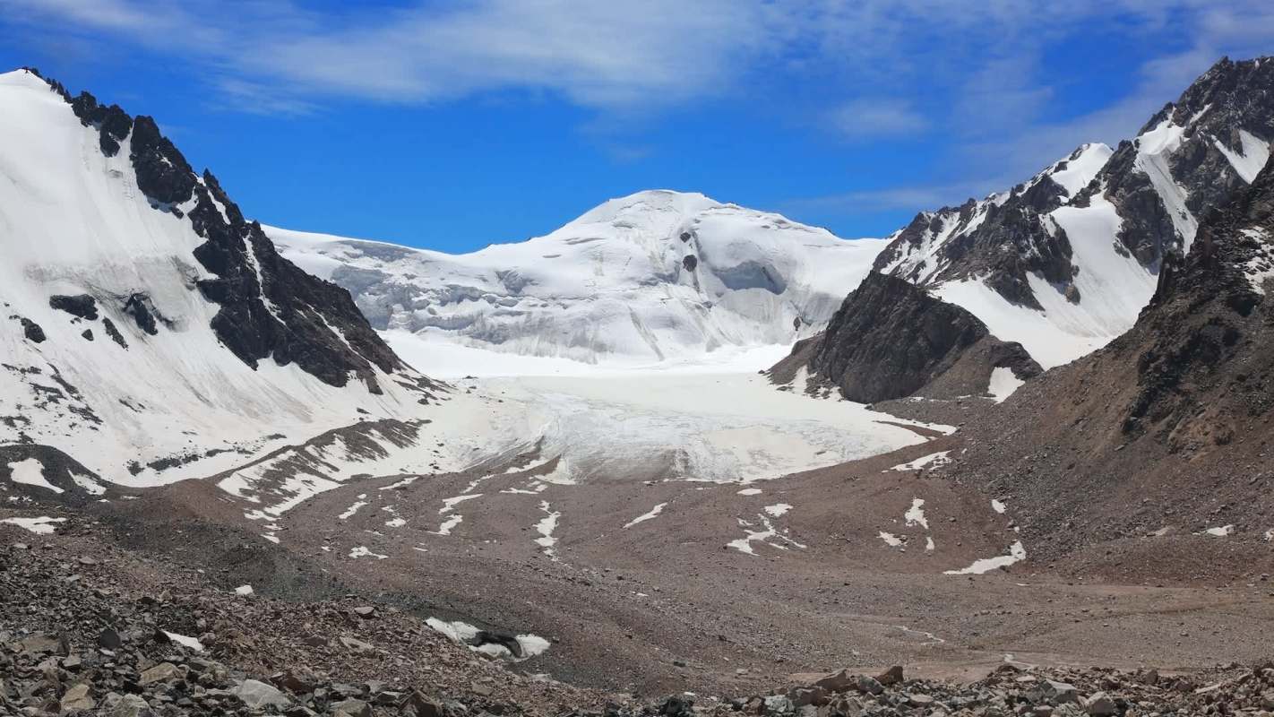 Researchers working on Kyrgyzstan's Adygene Glacier measured about 36 centimeters of ice loss in just 20 days.