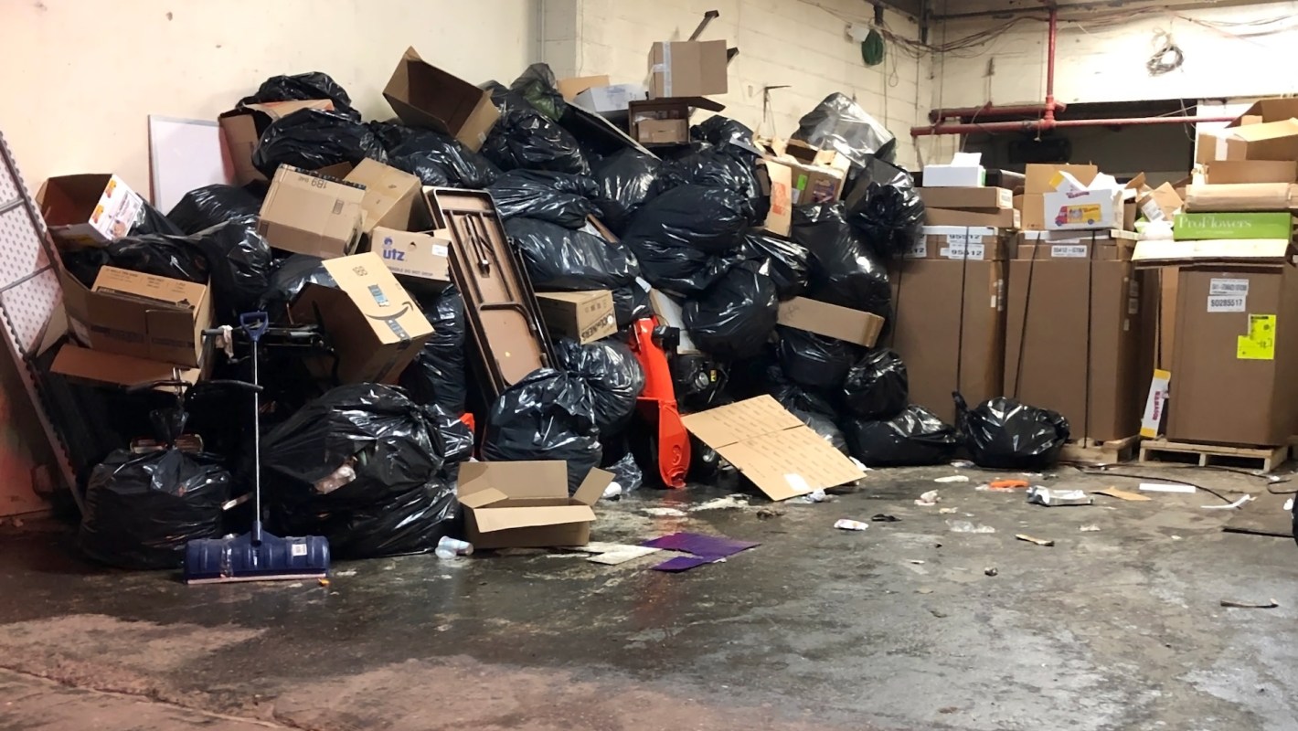 One Asda employee described a chiller full of stock that never makes it to the shelves before expiring.