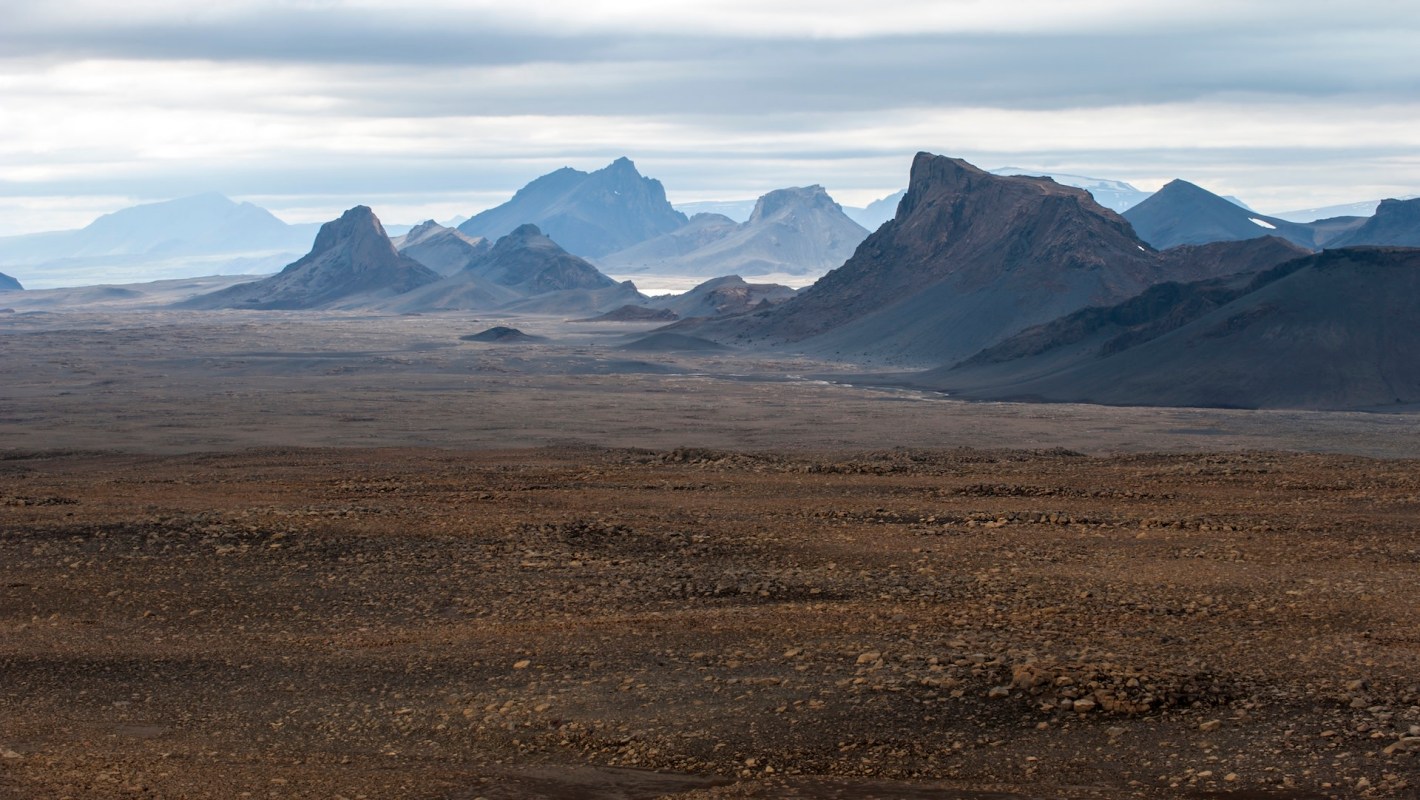 The Rauðukambar mountains in Þjórsárdalur in South Iceland are the site of a controversial new luxury hotel construction project.