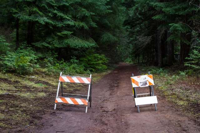 Two popular trails that wind through the dramatic scenery in the Columbia River Gorge Scenic Area remain closed in the wake of damaging December floods.