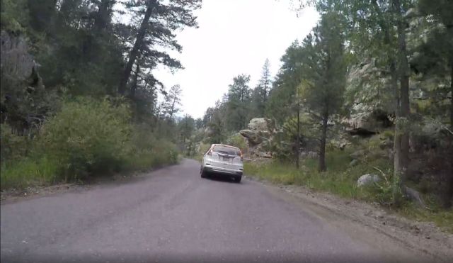 A cyclist recently shared footage of an aggressive motorist with the Colorado Reddit community at r/loveland.