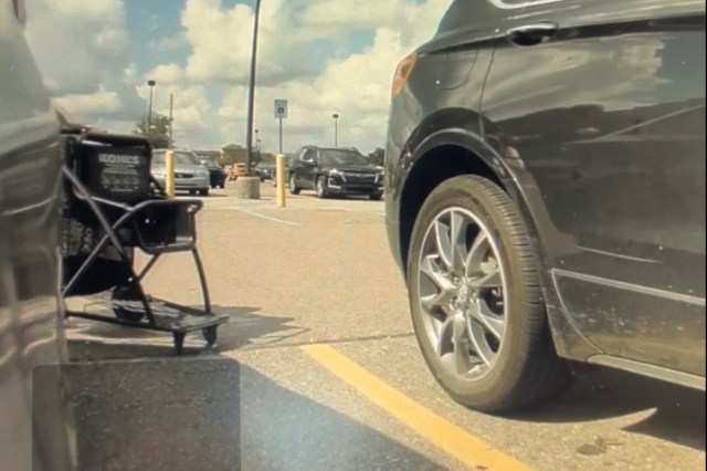 A Tesla's Sentry Mode caught a woman purposefully hitting the car with her shopping cart, prompting outrage from the car's owner.