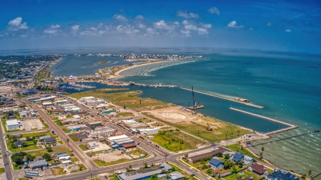 Projections show that a 10-foot rise in water levels could have devastating effects on the Texas coastline.