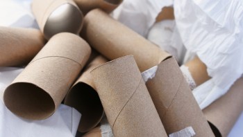 If you're looking for a way to upcycle household waste and you're a gardener who starts seedlings, you can use old toilet paper tubes.