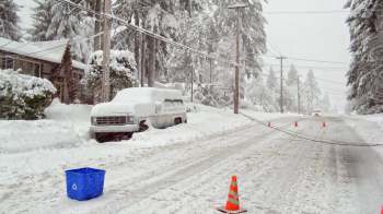 One Lakefield, Ontario, Canada, resident added a battery backup system connected to his solar panels to help protect against power outages.