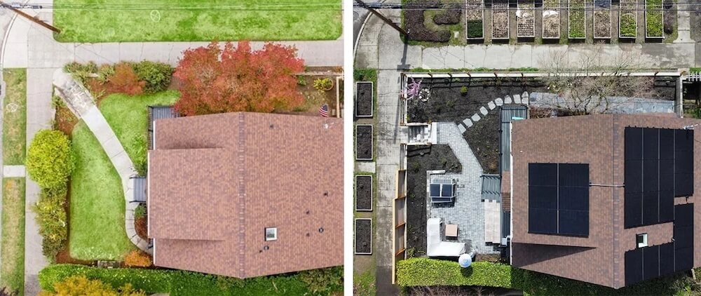 A Reddit post showing what a no-lawn yard really looks like after one year is gaining attention for its honesty.