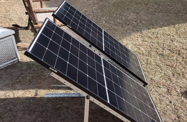 This budget-friendly solar panel system helps one homeowner keep the lights on off-grid — for only $100.