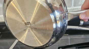 A Redditor decided to learn firsthand how good induction stoves are at heating pans evenly.