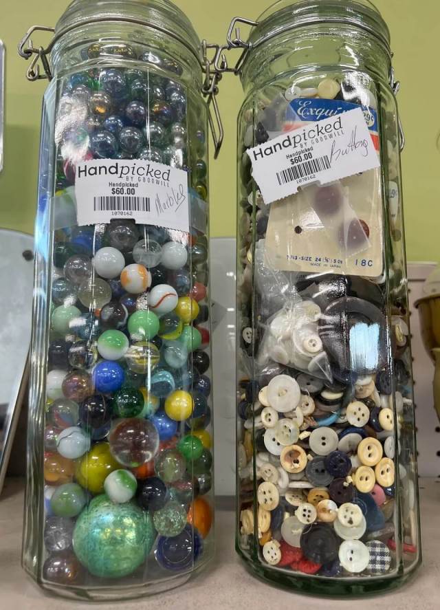One Reddit user shared their discontent with a price listing for a pair of jars at their local Goodwill.