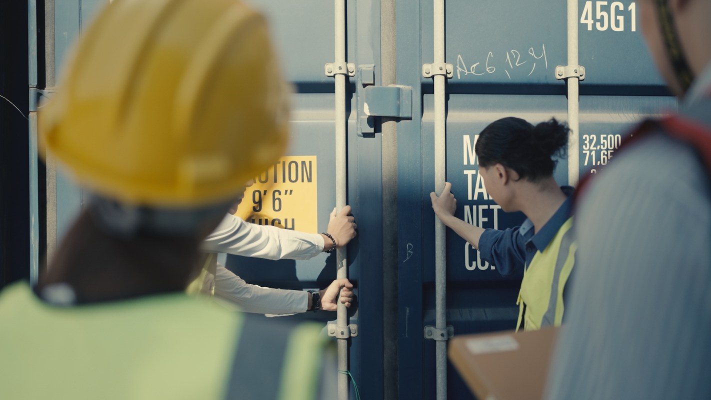 Two cargo ships lost several food containers each along the East Sussex coastline due to storms. As a result, raw onions and uncooked French fries are now blanketing a beach in the area.