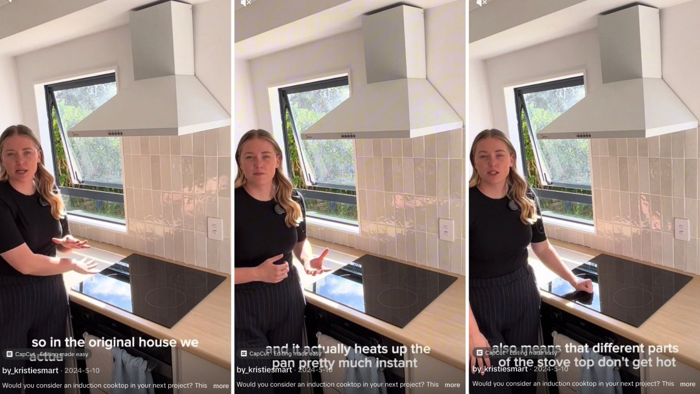 TikTok creator and interior designer Kristie Smart shared her reasons for choosing an induction cooktop over a gas stove.