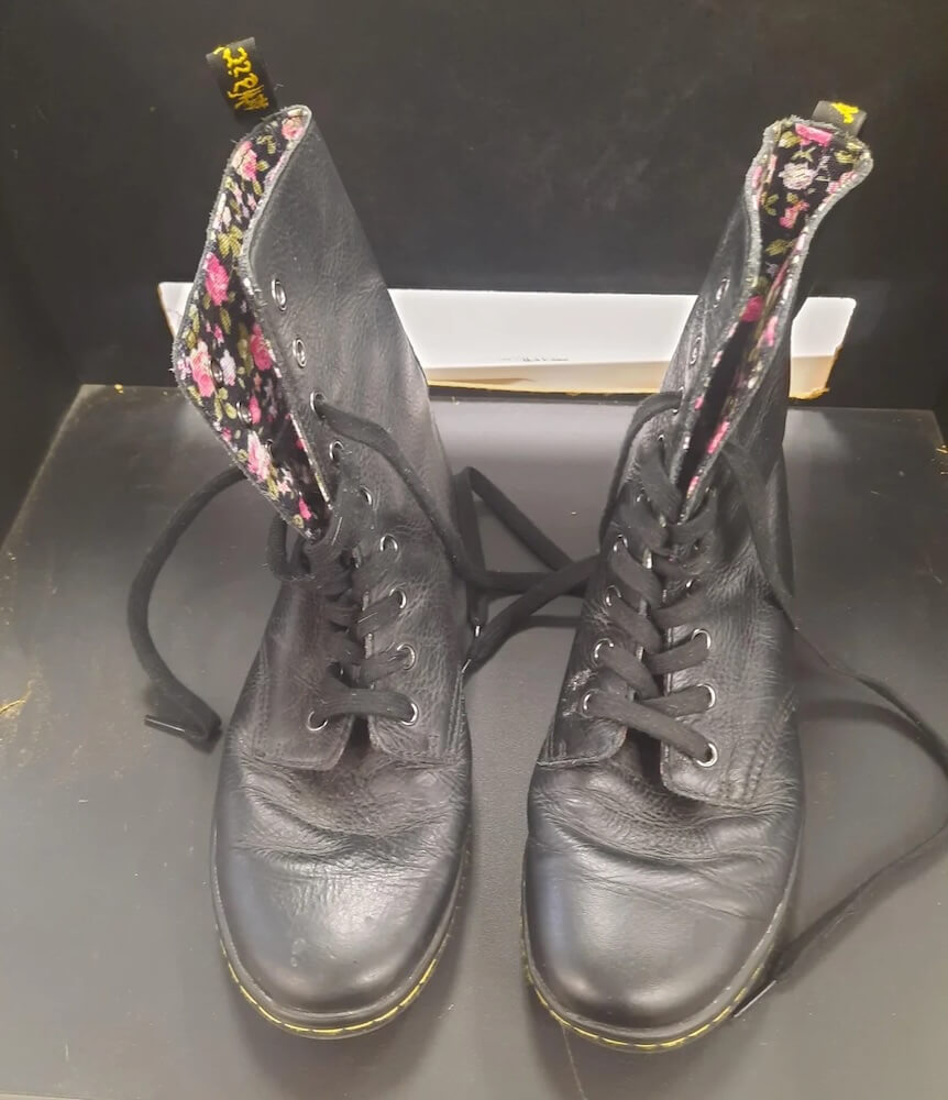 One lucky thrifter shared their story about finding a practically new pair of Dr. Martens at Goodwill for quite a bargain.